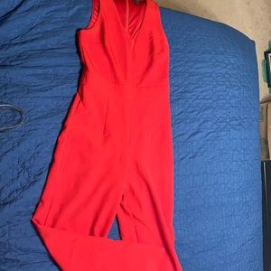 Express Red Jumpsuit - Size 10